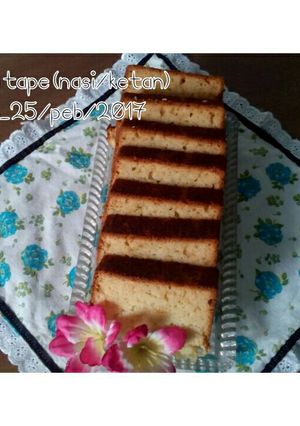 Foto resep Bolu tape (nasi/ketan) no mixer