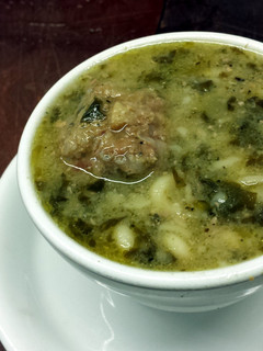 A picture of Greek Wedding Soup.
