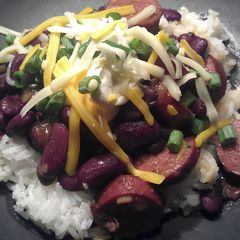 A picture of Debz Red beans and rice.