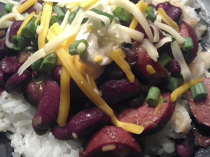 Easy Way Make Debz Red beans and rice the Delicious Makes you drool