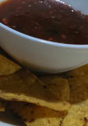 Una foto de Chili con carne y frijoles vegan!
