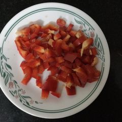 Red Capsicum & Tomato chutney A picture of Red Capsicum & Tomato chutney.