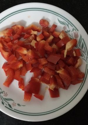 A picture of Red Capsicum & Tomato chutney.