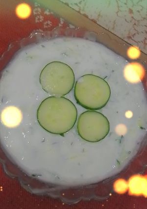 عکسی از دستور ماست خیار 😋 پیش غذای عالی👌🏻