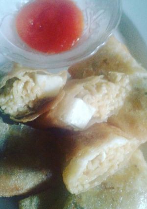Foto resep Lumpia goreng isi mie goreng keju ala ala