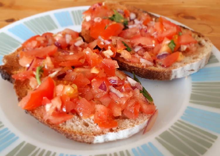 Easiest Way to Make Quick Bruschetta