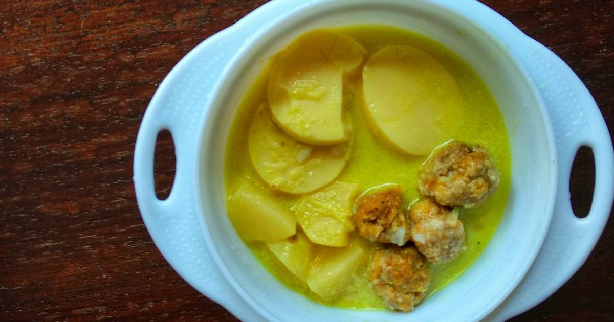 Resep MPASI 10 bulan Opor bola daging oleh Imas Ariastuti Cookpad