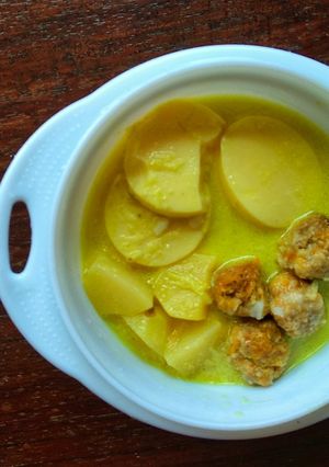 Foto resep MPASI 10 bulan Opor bola daging