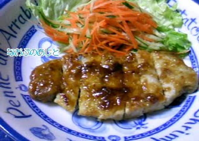 Recipe of Speedy Soft Japanese-Style Pork Steak with a Hint of Wasabi