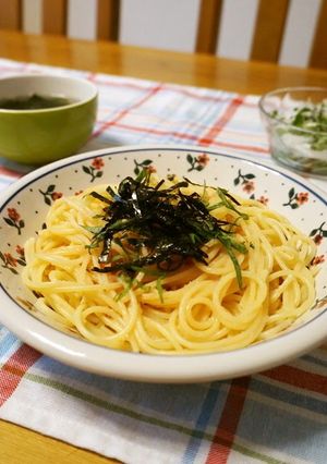 A picture of Tarako Pasta.