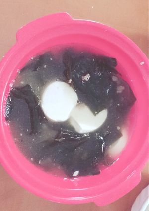 Hình của món Canh rong biển.