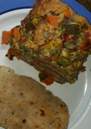 Una foto de Budín de verduras