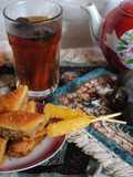 Persian style black tea with dried lime
