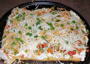 Easiest Way to Make Appetizing Cold Veggie Pizza