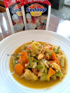 Foto resep Tumis orak arik telur sayur