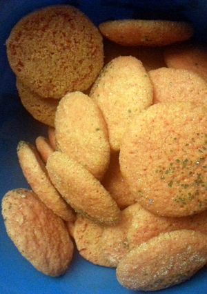 A picture of Grandma Preston's Snickerdoodles.