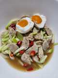 ตำแตงหมูยอไข่เค็ม คีโต