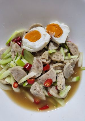 รูปของ ตำแตงหมูยอไข่เค็ม คีโต