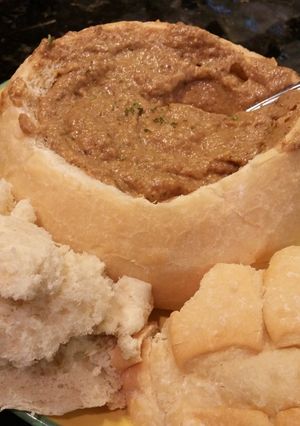A picture of Quick Air-Fluffed Mushroom Puree.