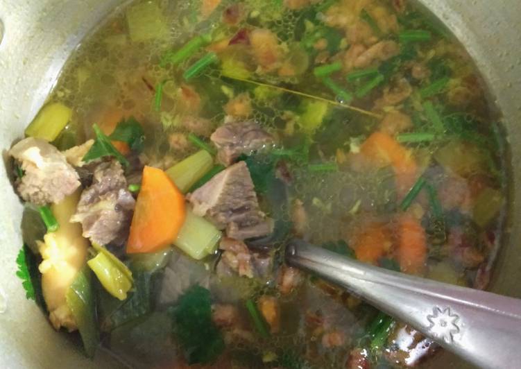 Resep Soto daging simpel Anti Gagal