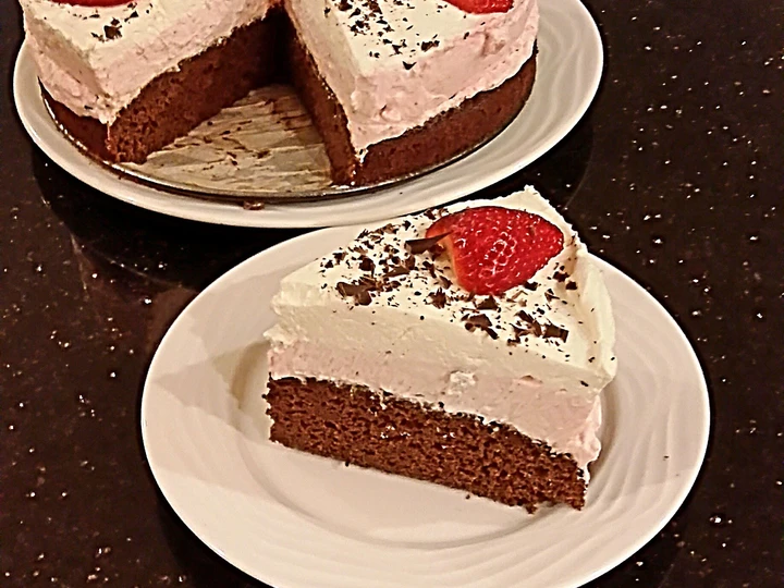 Easy Ways Make|Recipe} Strawberry Cheesecake Layer Cake the Delicious, Delicious