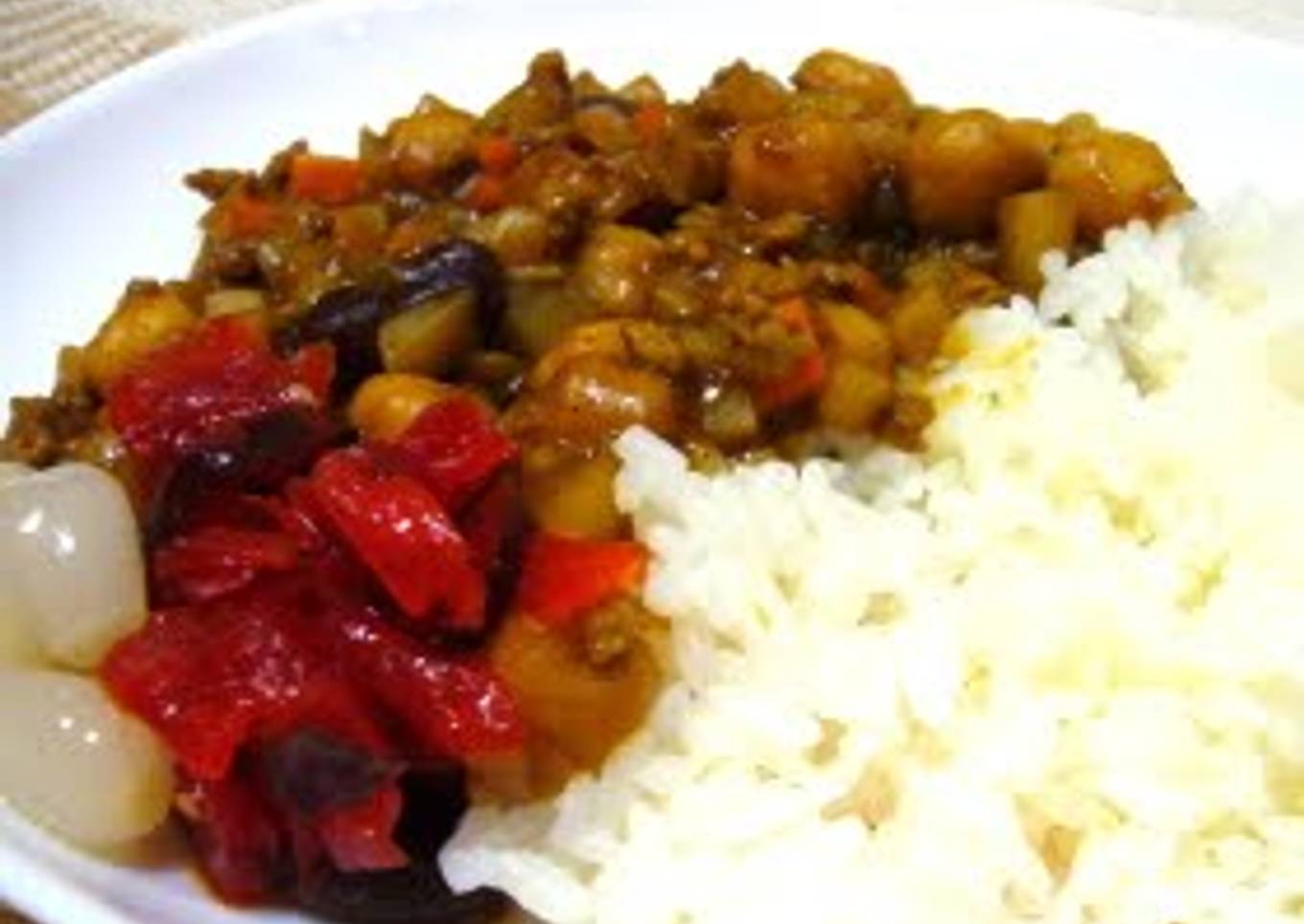 Quick Dry Curry Starring Beans
