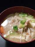 Veggie Packed Pork Miso Soup