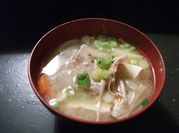 A picture of miso broth