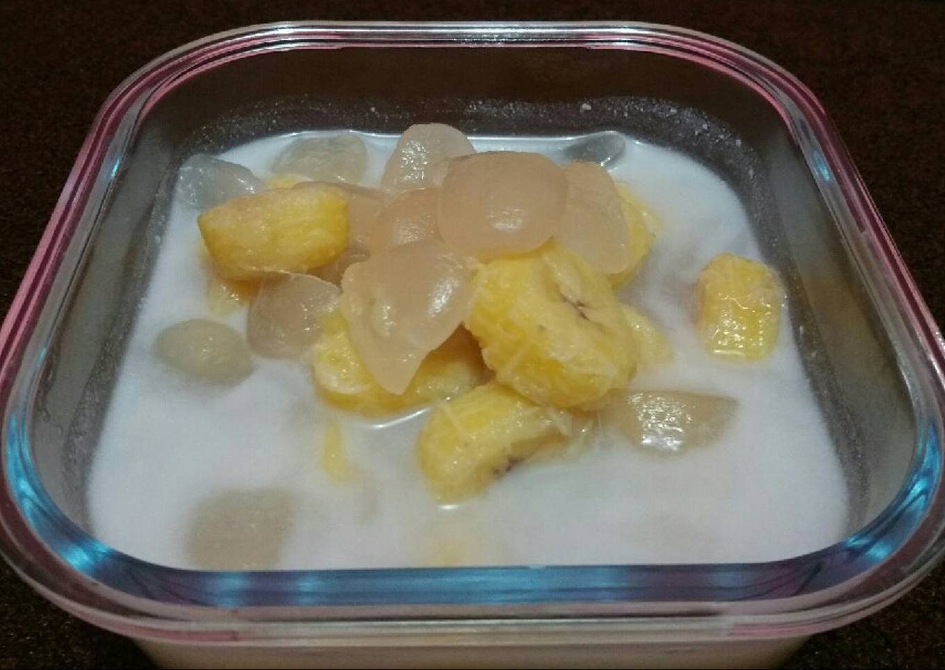 Kolak pisang kolang kaling