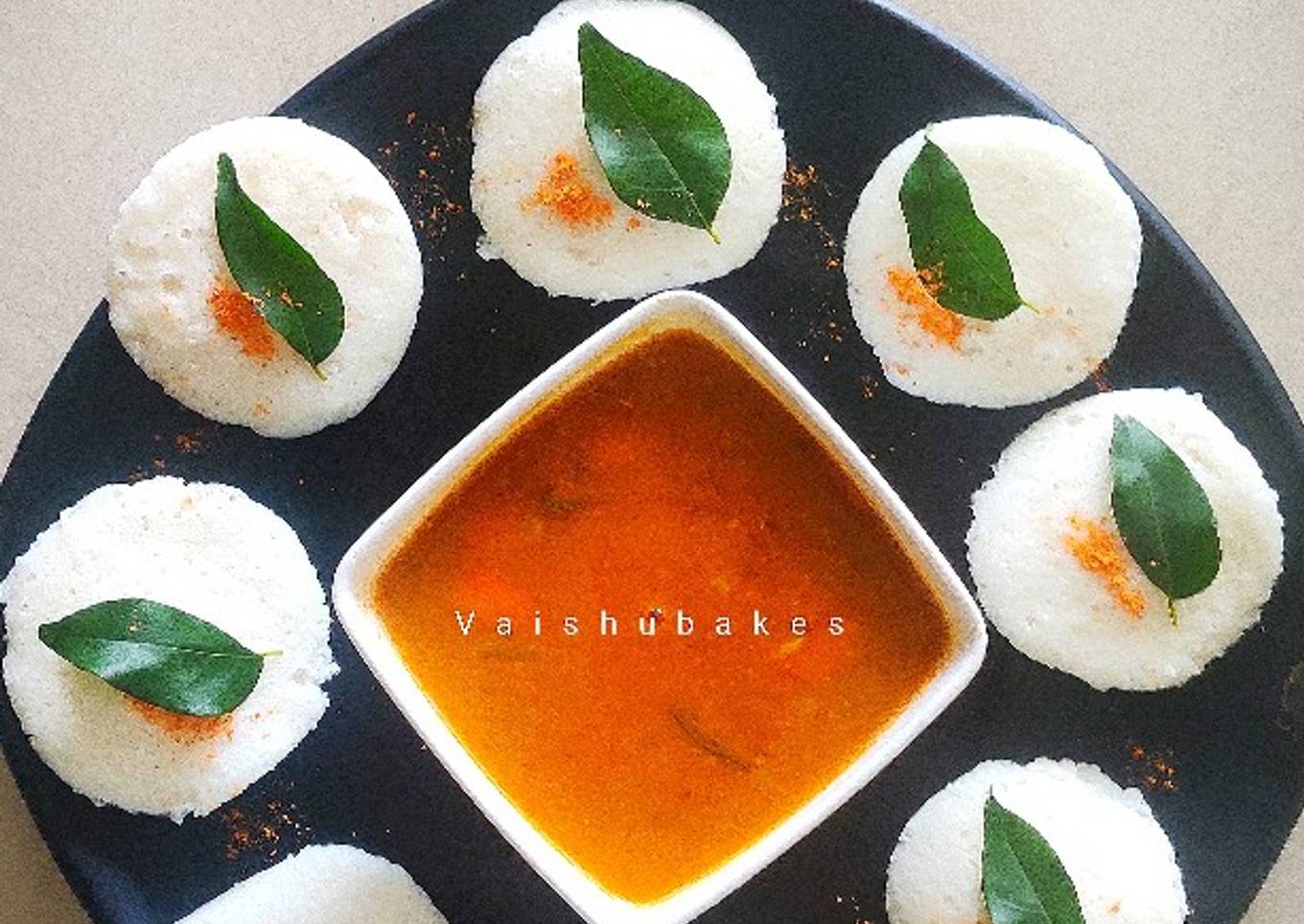 Spicy Idli Sambar