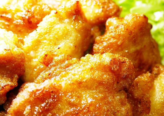 Steps to Prepare Speedy Juicy Karaage Fried Chicken with Cheap Chicken
Breasts