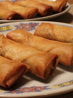A picture of Crispy Basic Spring Rolls.