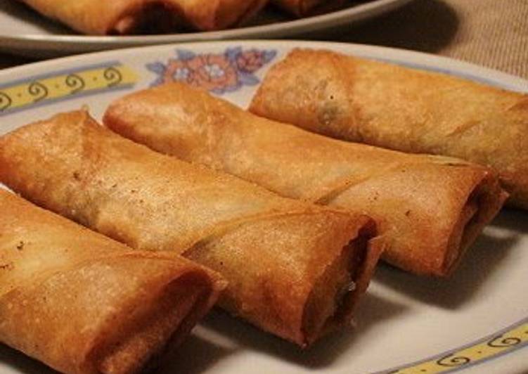 Recipe of Speedy Crispy Basic Spring Rolls