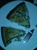 Smoked Salmon, Asparagus & Cheddar Quiche
