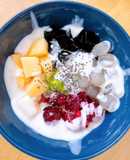 Chè bơ hoa quả cốt dừa 🥑🍓🍈🥥🍧