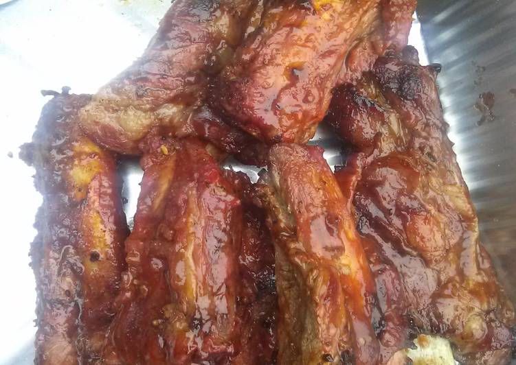 Recipe of Speedy Grilled Beef Ribs