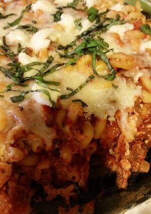 A picture of Baked Ziti with Sausage.