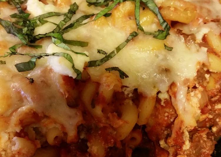 Eat Better Baked Ziti with Sausage