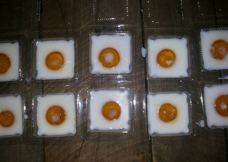 Puding telor ceplok ala kadar