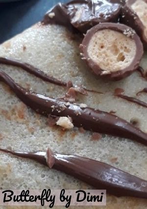 Φωτογραφία της συνταγής Κρέπες με nutella έτοιμες σε 5'