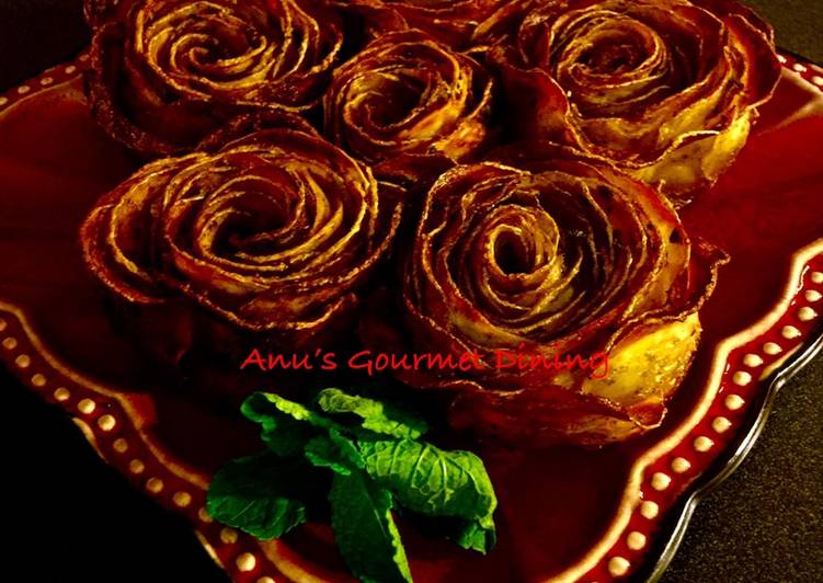 Baked Potato Roses 🌹