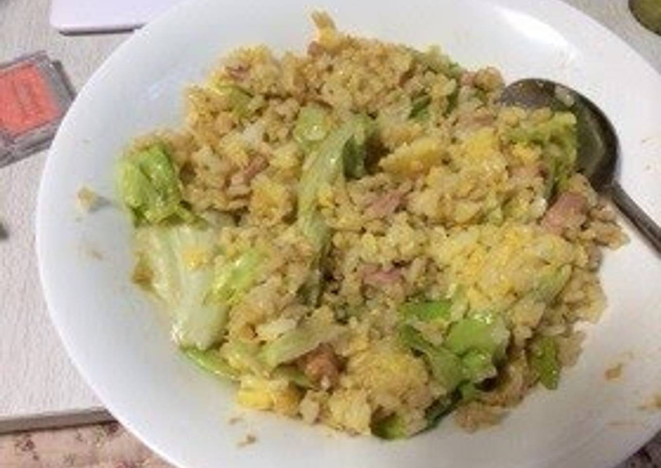 Easy Lettuce Fried Rice