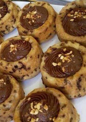 صورة لوصفة ميني كيك بالشكلاطة محشي بكريمة الفلان