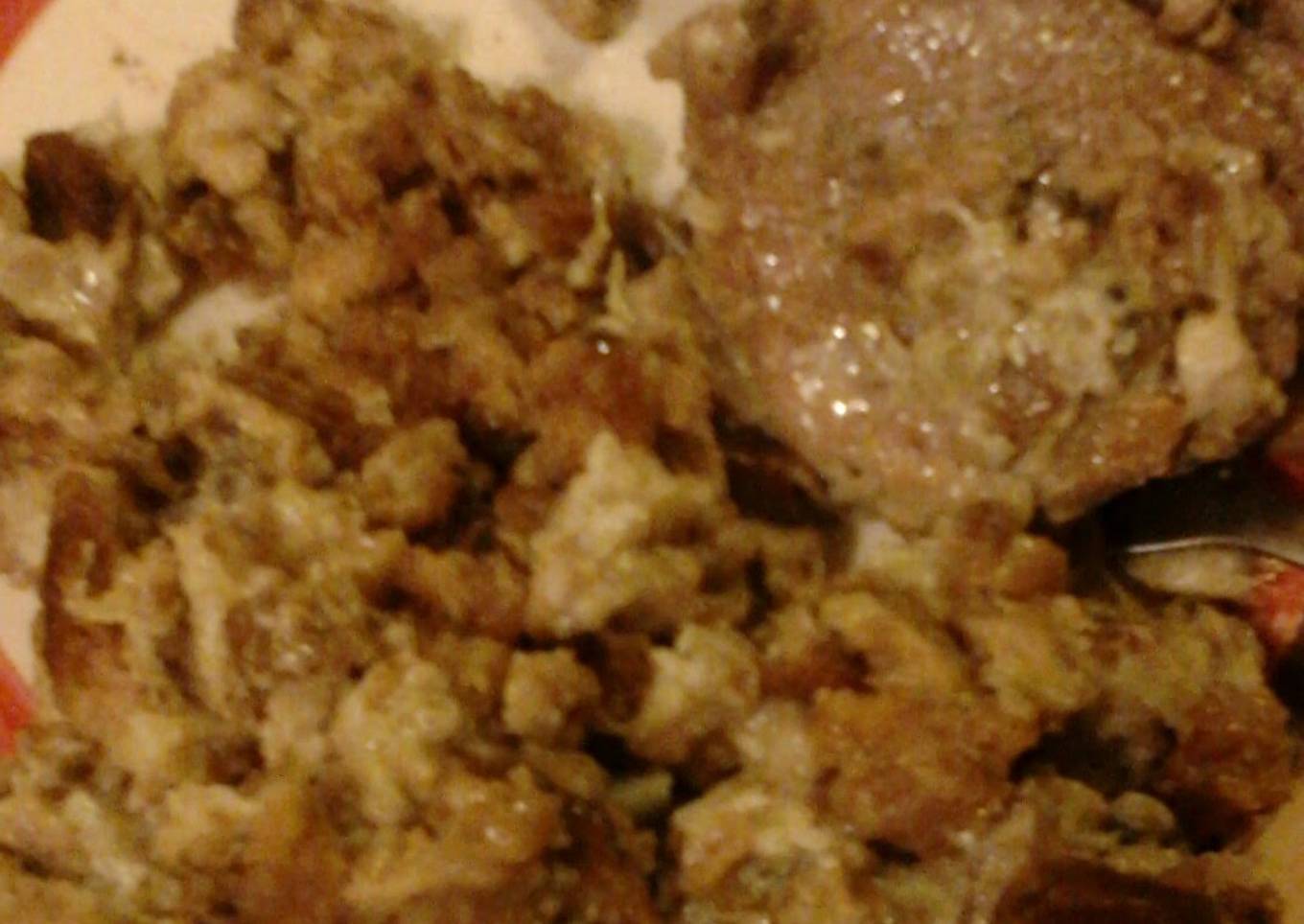Pork Steak Stuffing Bake