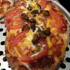 A picture of Oyster pizza - Quick and easy.