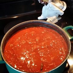 A picture of Martha's hot hot chili..