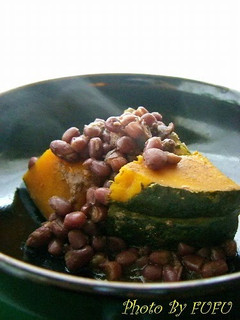 A picture of Macrobiotic Adzuki Beans and Kabocha Squash Simmer.