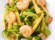 A picture of tôm nõn xào