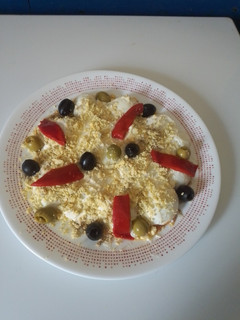 Una foto de Huevos al serrín (receta típica de Albacete)