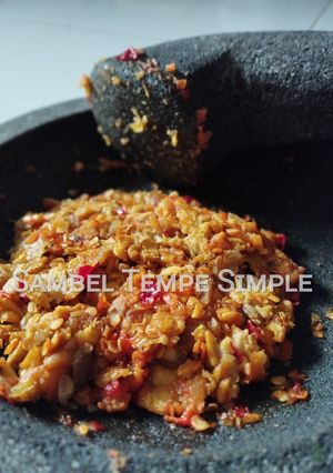Foto resep Sambel Tempe Simple